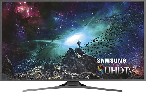 Samsung - 55" Class (54.6" Diag.) - LED - 2160p - Smart - 4K Ultra HD TV - Black - Larger Front
