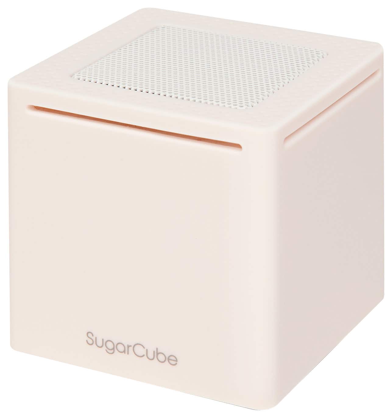 Antec - Sugarcube Portable Bluetooth Speaker - White - Larger Front