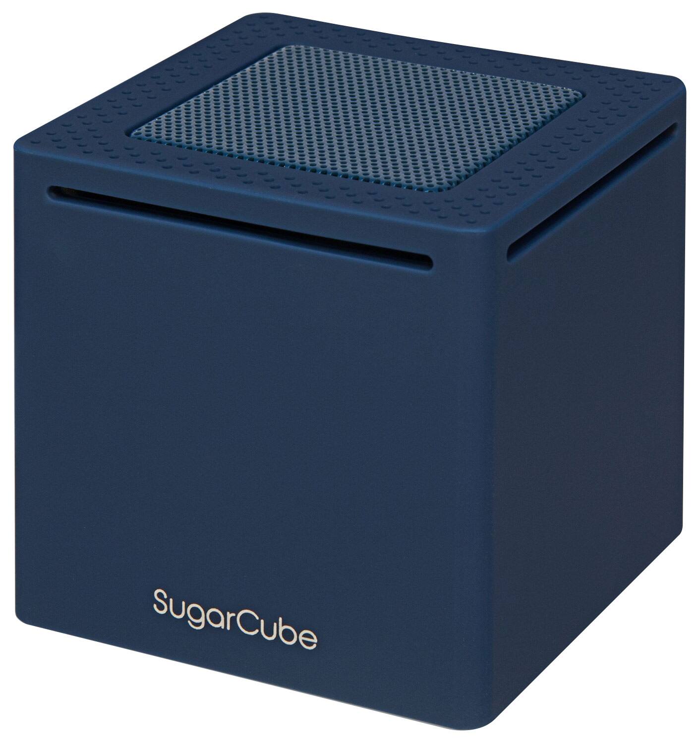 Antec - Sugarcube Portable Bluetooth Speaker - Blue - Larger Front