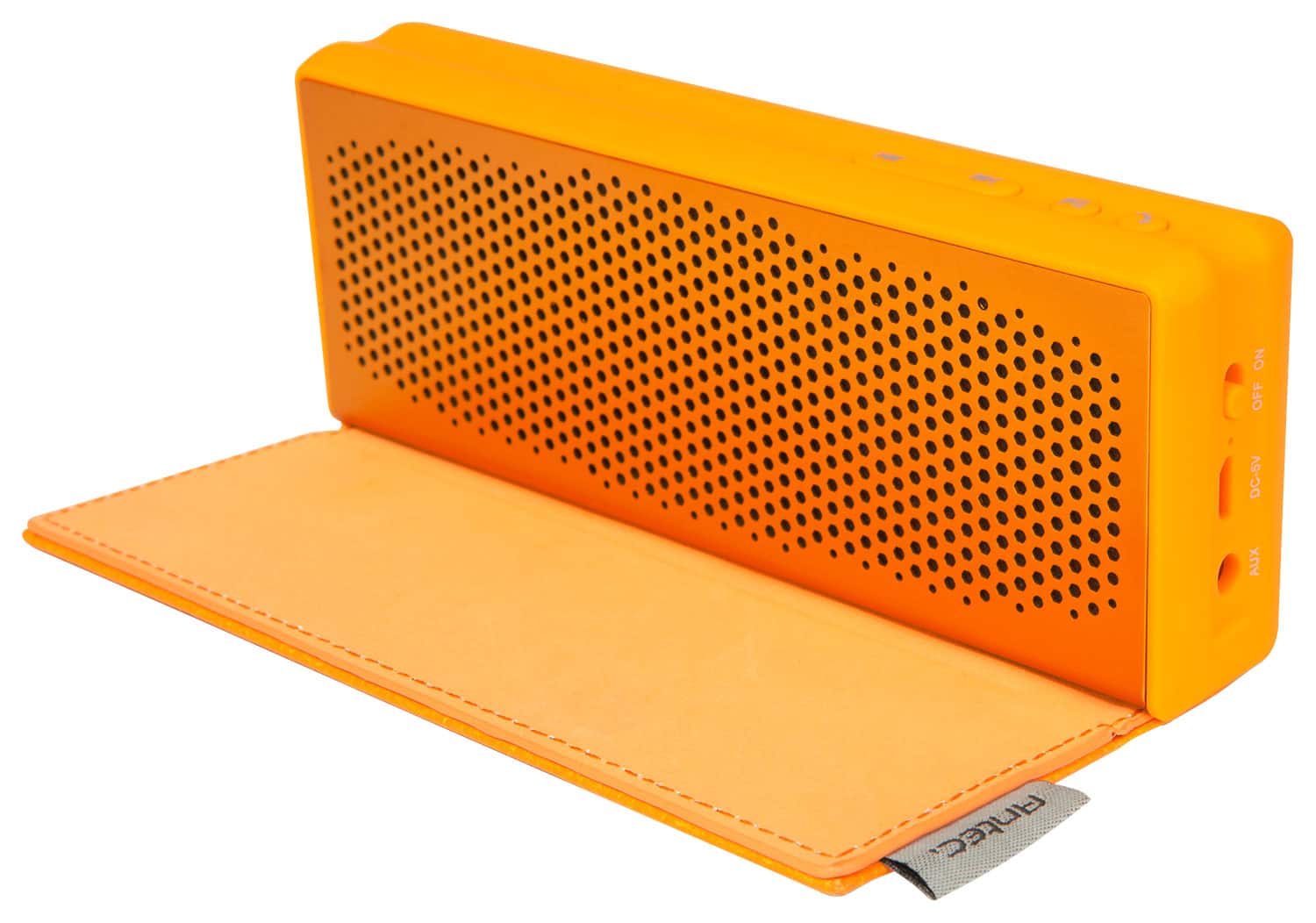Antec - Note Portable Bluetooth Speaker - Orange - Larger Front
