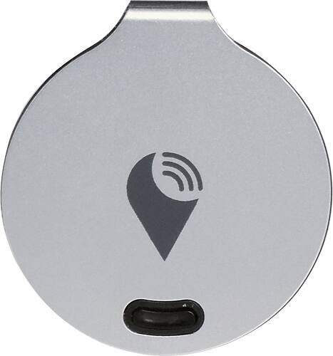 TrackR - bravo Item Tracker - Silver - Angle