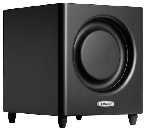 Best Buy Polk Audio DSW MicroPro 8 2400W Powered Subwoofer Black DSW1000