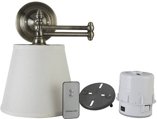 It's Exciting Lighting - Indoor Reading Light - Heritage Brass - Larger Front