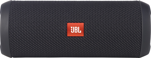 JBL - Flip 3 Portable Bluetooth Speaker - Black - Larger Front
