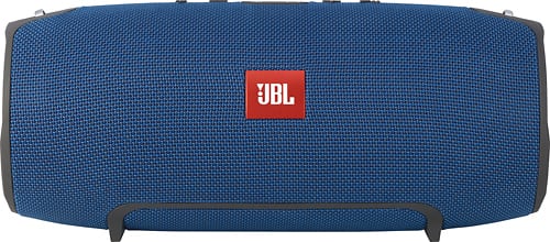 JBL - Xtreme Portable Bluetooth Speaker - Blue - Larger Front