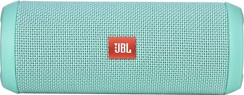 JBL - Flip 3 Portable Bluetooth Speaker - Teal - Larger Front