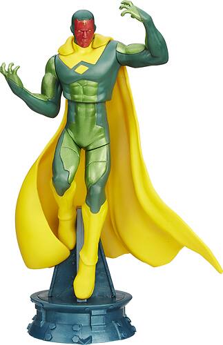 Hasbro - Playmation Marvel Avengers Vision Hero Smart Figure - Green/Yellow - Larger Front