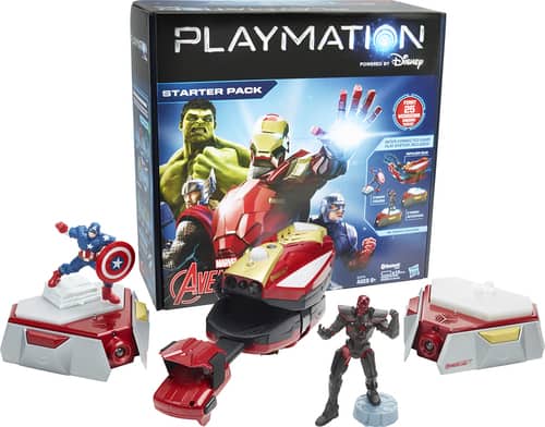 Hasbro - Playmation Marvel Avengers Starter Pack - Red/Gold - Larger Front