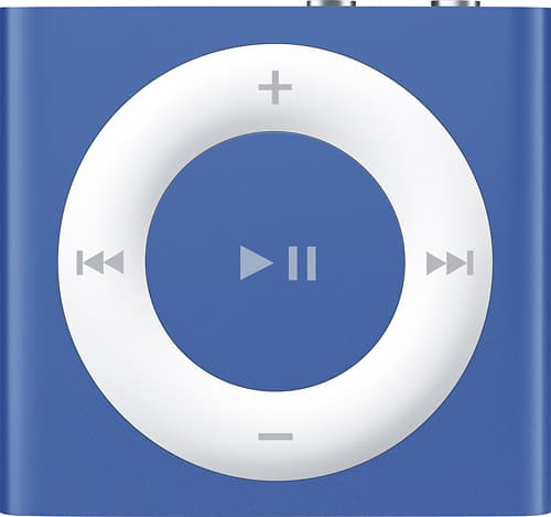 Apple - iPod shuffle® 2GB MP3 Player (6th Generation - Latest Model) - Blue - Larger Front