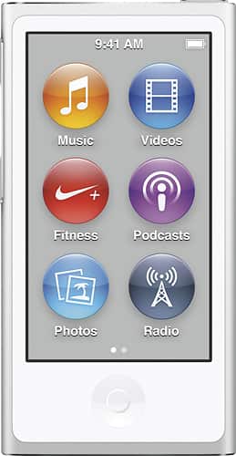 Apple - iPod nano® 16GB MP3 Player (8th Generation - Latest Model) - Silver - Larger Front