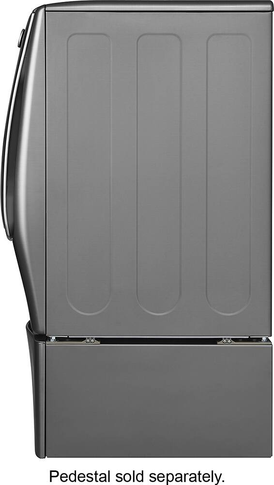 LG - 4.5 Cu. Ft. 14-Cycle High-Efficiency Front-Loading Washer with Steam and Wi-Fi Connectivity - Graphite Steel - AlternateView15 Zoom