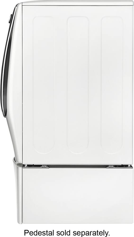 LG - 4.5 Cu. Ft. 14-Cycle High-Efficiency Front-Loading Washer with Steam and Wi-Fi Connectivity - White - AlternateView14 Zoom
