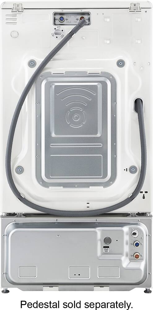 LG - 4.5 Cu. Ft. 14-Cycle High-Efficiency Front-Loading Washer with Steam and Wi-Fi Connectivity - White - AlternateView15 Zoom