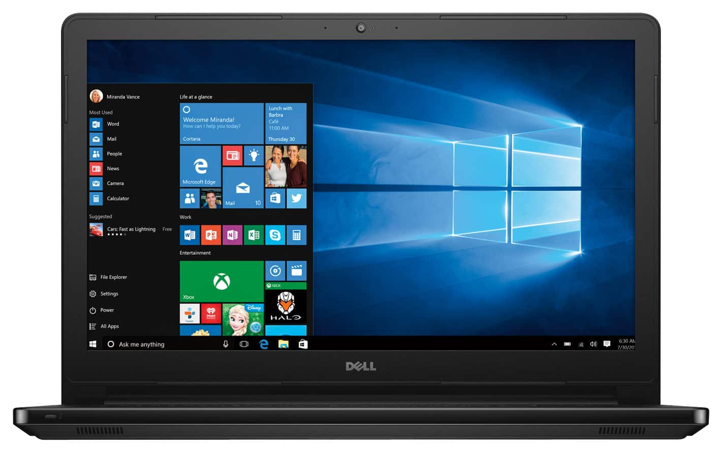 Dell - Inspiron 15.6" Touch-Screen Laptop - Intel Pentium - 4GB Memory - 500GB Hard Drive - Black - Larger Front