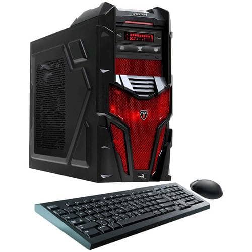 CybertronPC - Shockwave X6-7500 Desktop - AMD FX-Series - 16GB Memory - 1TB + 8GB Hybrid Hard Drive - Red - Larger Front