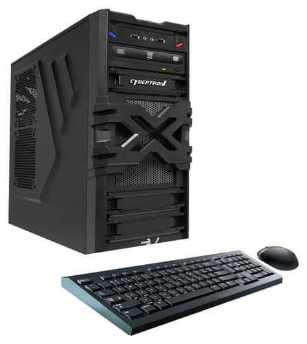 CybertronPC - Patriot One Desktop - AMD A4-Series - 8GB Memory - 1TB Hard Drive - Black - Larger Front