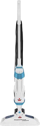 BISSELL - PowerFresh LiftOFF Pet Steam Mop - White/Blue - Larger Front
