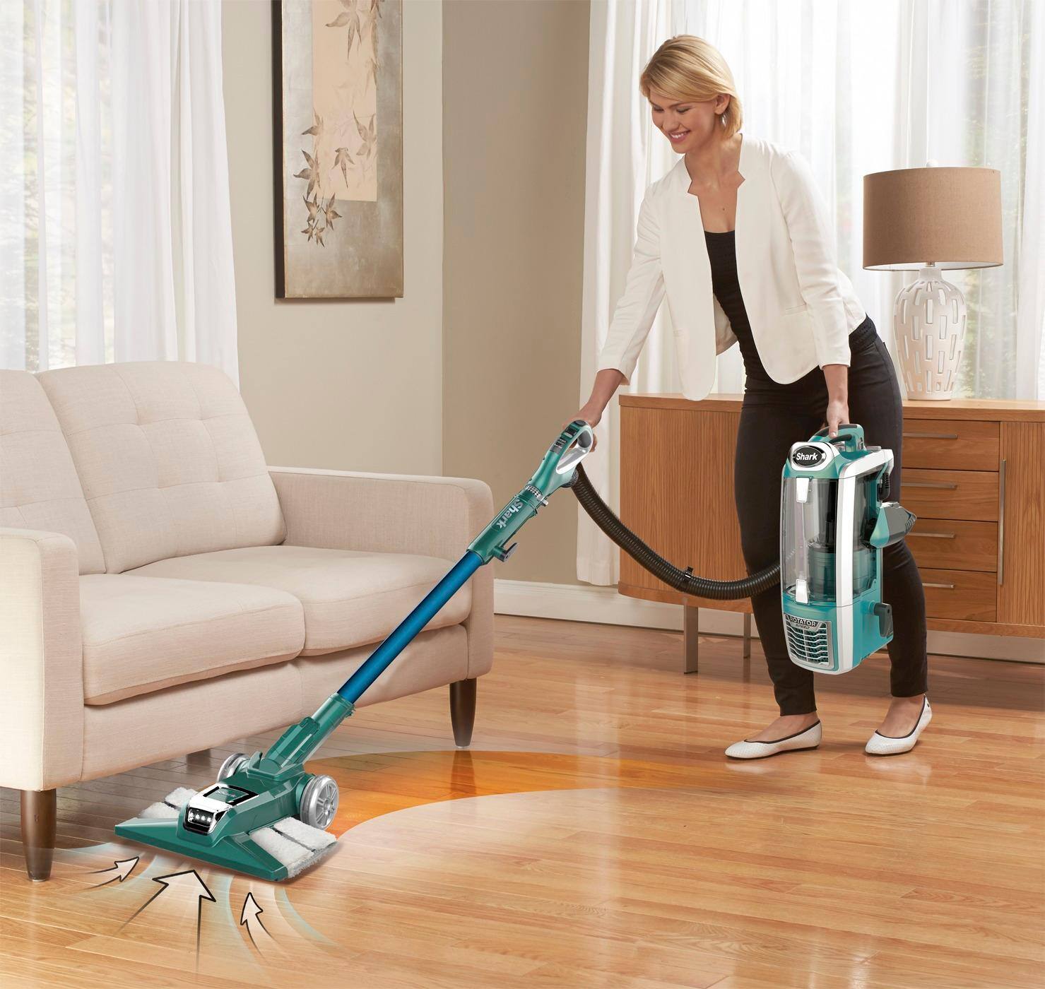 Shark - Rotator Powered Lift-Away Speed Bagless Upright Vacuum - Emerald - AlternateView15 Zoom