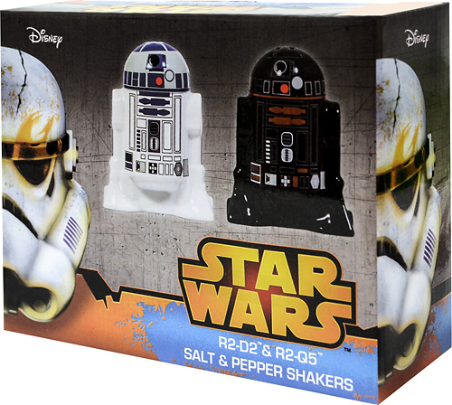 Disney - Star Wars Salt and Pepper Shakers - Black/White - Angle
