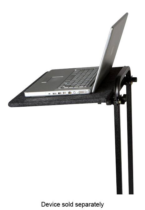 RocknRoller - Multi-Cart Laptop Shelf - Black - Larger Front