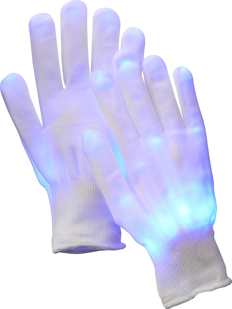 Insignia™ - LED Gloves - White - AlternateView13 Zoom