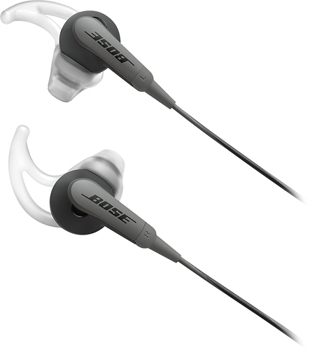 Bose® - SoundSport® In-Ear Headphones - Charcoal - Larger Front