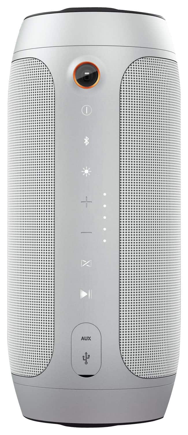 JBL - Pulse 2 Portable Bluetooth Speaker - Gray - Larger Front