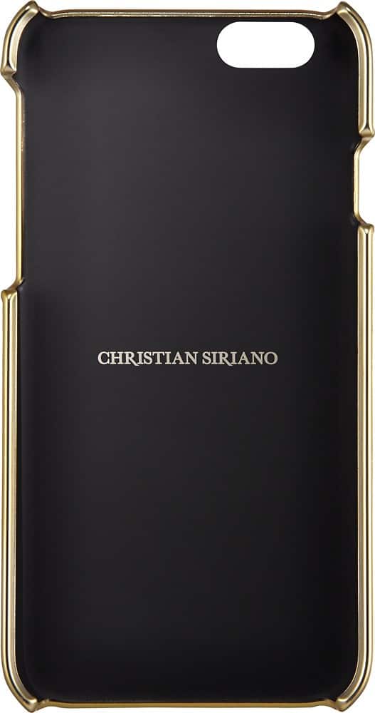 Christian Siriano - Case for Apple® iPhone® 6 and 6s - Black/Gold - AlternateView12 Zoom