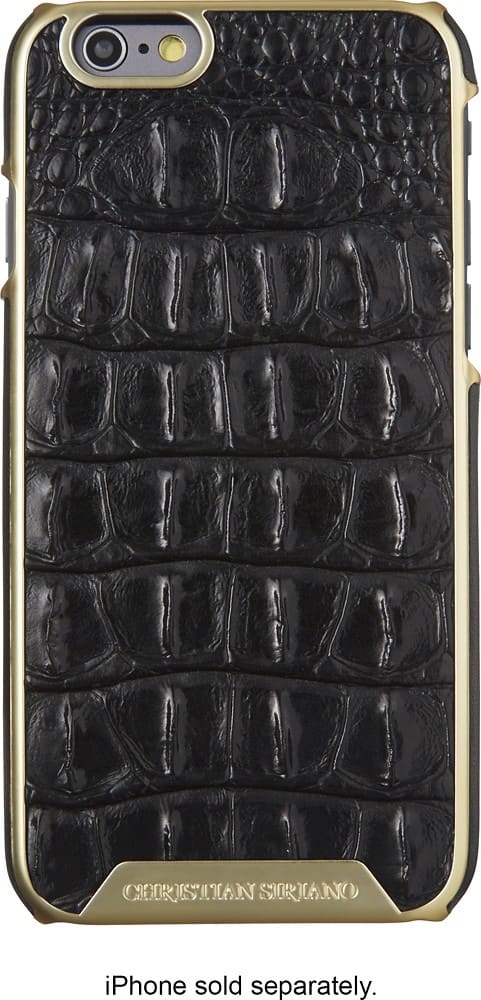 Christian Siriano - Case for Apple® iPhone® 6 and 6s - Black/Gold - AlternateView1 Zoom