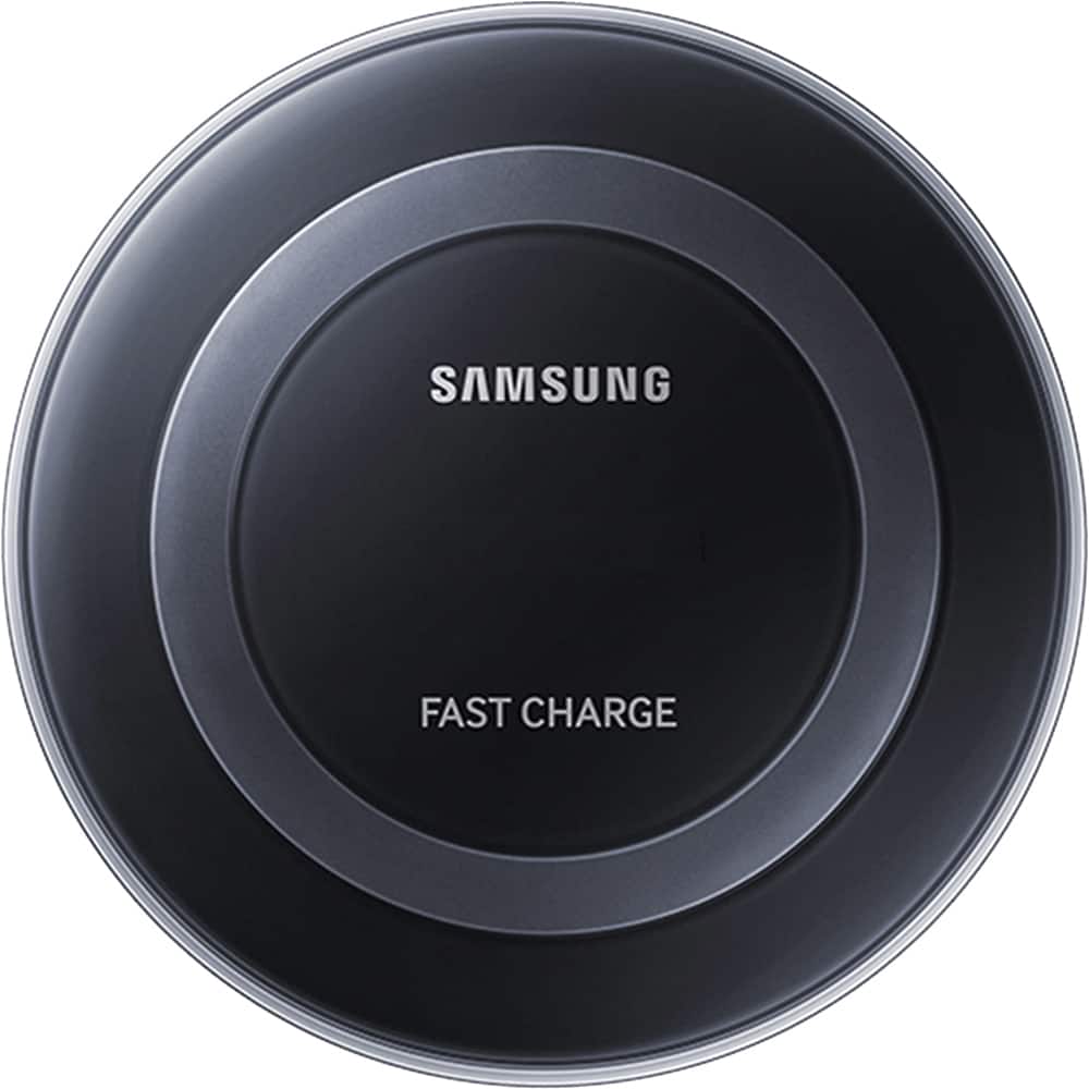 Samsung - Fast Charge Wireless Charger - Black - Front Zoom