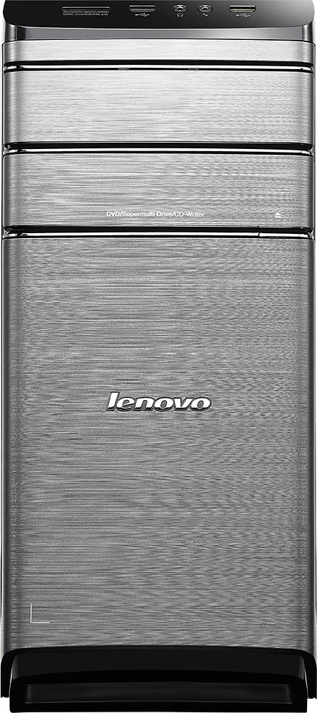 Lenovo - Ideacentre 700 Desktop - Intel Core i5 - 8GB Memory - 1TB+8GB Hybrid Hard Drive - Black - Front Zoom