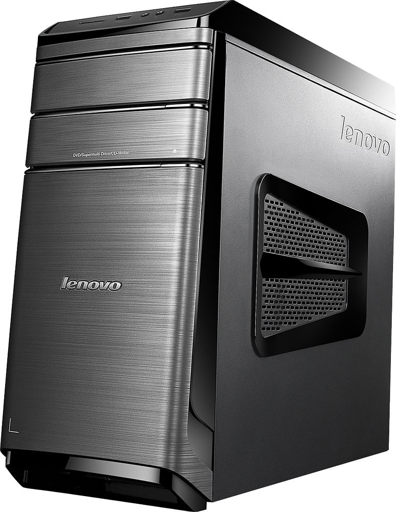 Lenovo - Ideacentre 700 Desktop - Intel Core i5 - 8GB Memory - 1TB+8GB Hybrid Hard Drive - Black - Left Zoom