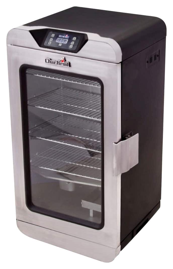Char-Broil - 725 Deluxe Electric Smoker - Silver - Larger Front