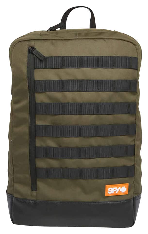 Spy Collective - Drifter Laptop Backpack for 15" Apple® MacBook® Pro - Olive - Larger Front