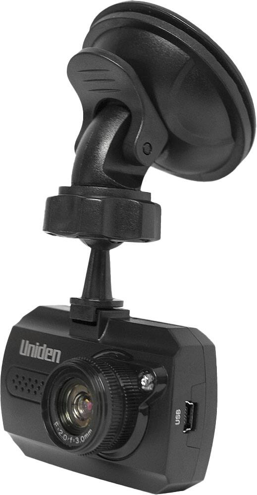 Uniden - Dash Cam - Black - Left Zoom