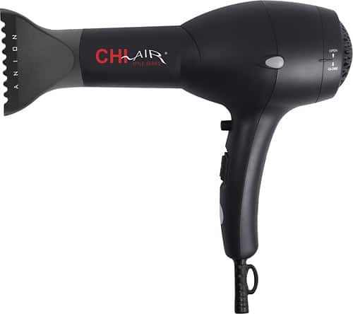 CHI - Air Style Series Ceramic Hair Dryer - Black Matte - Angle