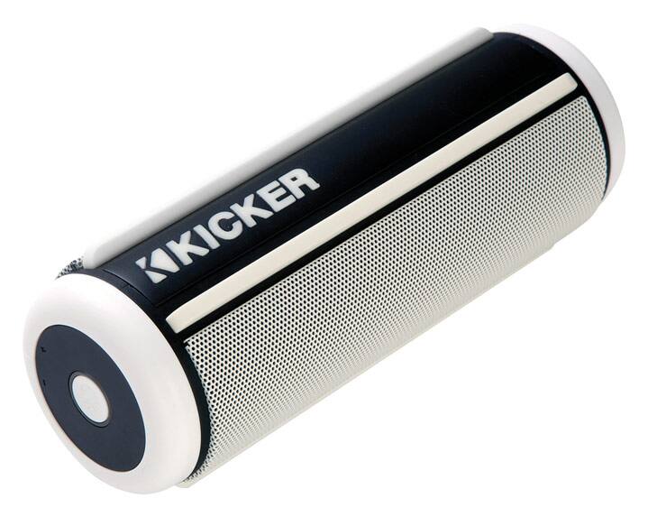 Kicker - KPw Portable Bluetooth Speaker - White - Alternate View 11