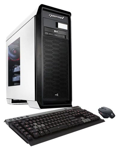 CybertronPC - Titanium Z170 Desktop - Intel Core i5 - 16GB Memory - 2TB+8GB Hybrid Hard Drive + 500GB Solid State Drive - White - Larger Front