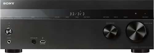 Sony - 725W 5.2-Ch. 4K Ultra HD and 3D Pass-Through A/V Home Theater Receiver - Black - Larger Front