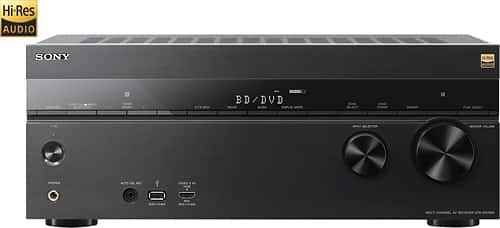Sony - 7.2-Ch. Network-Ready 4K Ultra HD A/V Home Theater Receiver - Black - Larger Front