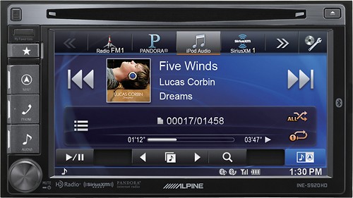 Alpine INE-S920HD In-Dash 6.1" GPS Navigation Receiver with Bluetooth