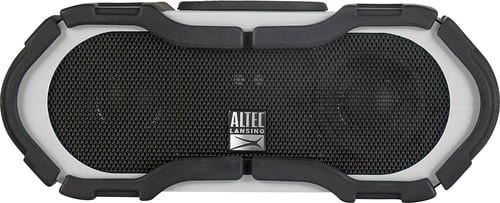 Altec Lansing - Boom Jacket Portable Bluetooth Speaker - Cool Gray - Larger Front