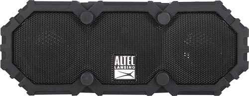 Altec Lansing - Mini Life Jacket Portable Bluetooth Speaker - Black - Larger Front