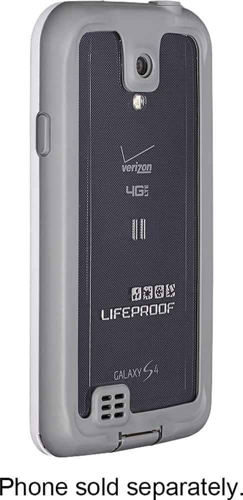 LifeProof - nüüd Case for Samsung Galaxy S 4 Cell Phones - White - Angle Zoom