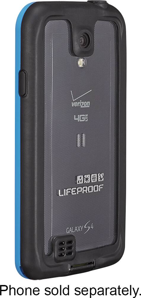 LifeProof - nüüd Case for Samsung Galaxy S 4 Cell Phones - Cyan - Angle Zoom