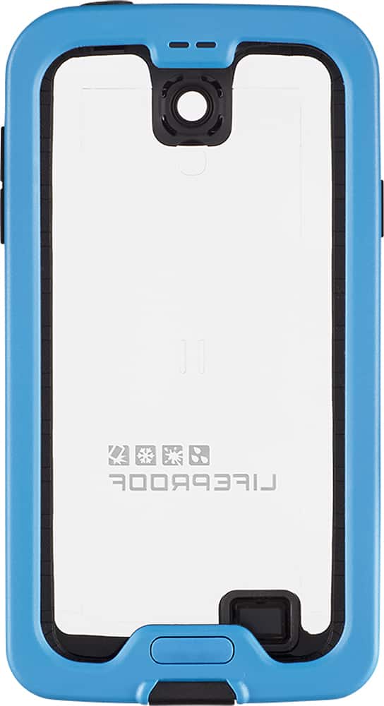 LifeProof - nüüd Case for Samsung Galaxy S 4 Cell Phones - Cyan - AlternateView3 Zoom