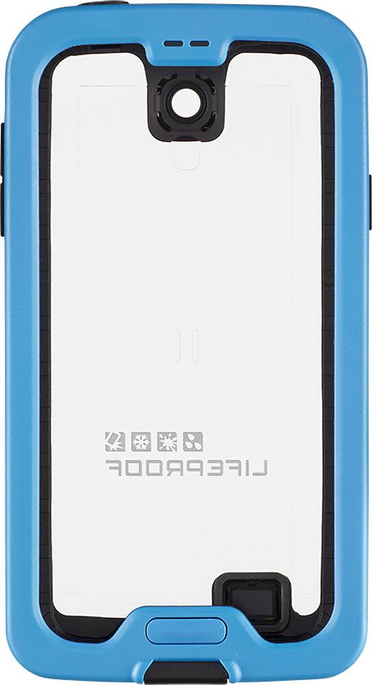 LifeProof - nüüd Case for Samsung Galaxy S 4 Cell Phones - Cyan - AlternateView3 Zoom