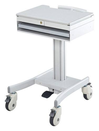 Atdec - Laptop Cart - Light Gray/Off-White - Larger Front