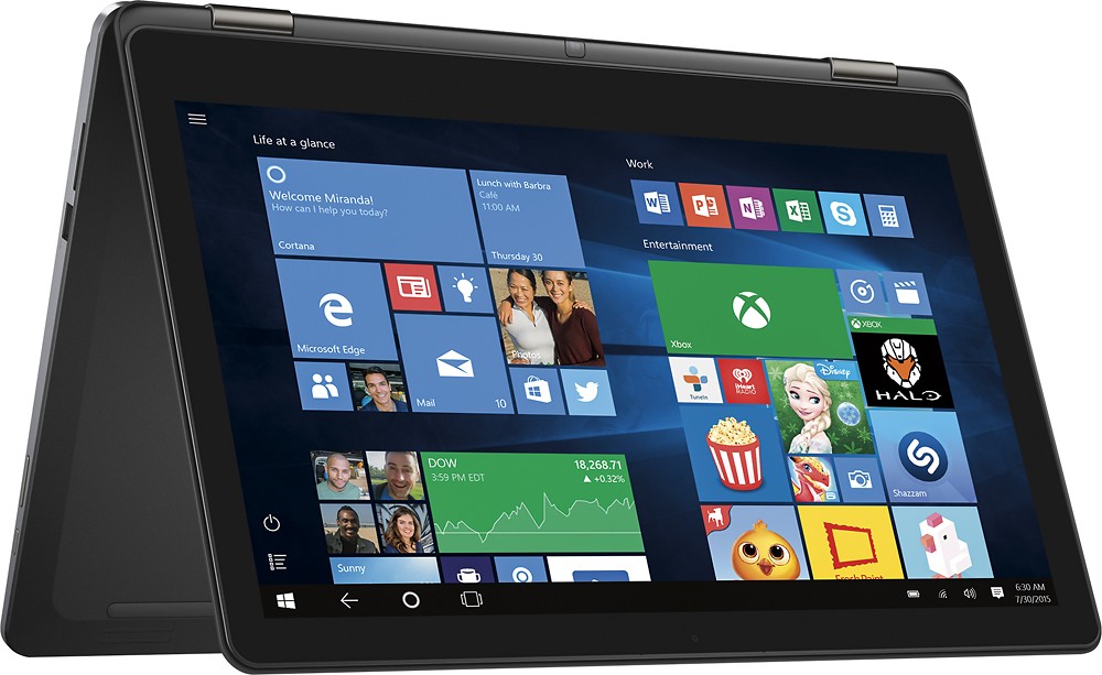 Dell Inspiron 2-in-1 15.6" 4K UHD 2-in-1 Touchscreen Laptop with Intel Core i7-6500U / 8GB / 1TB HDD / Win 10 Home