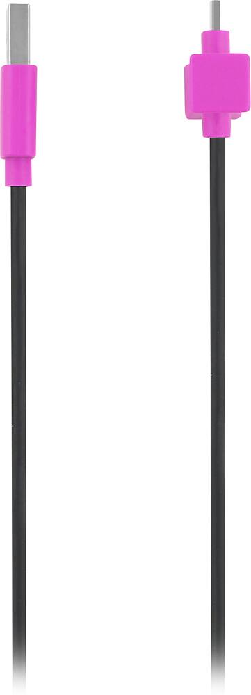 kate spade new york - Bow 3.3' USB-to-Micro USB Charge-and-Sync Cable - Pink/Black - AlternateView13 Zoom